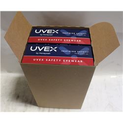10 PAIRS OF UVEX FALCON GLASSES