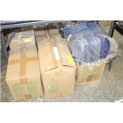 5 BOXES OF DISPOSABLE COVERALLS