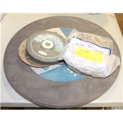 ASSORTED LOT OF CUTOFF WHEELS & DISC FLAPS