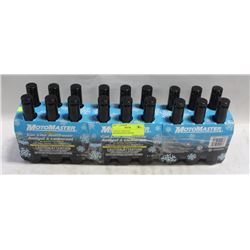 CASE OF 18 BOTTLES MOTORMASTER GASLINE ANTIFREEZE