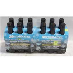 CASE OF 12 BOTTLES MOTORMASTER GASLINE ANTIFREEZE