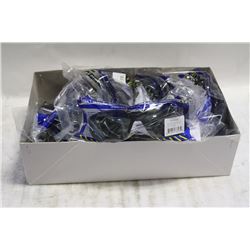 1 DOZEN NEW PAIRS OF NORTH SAFETY GLASSES-SMOKE