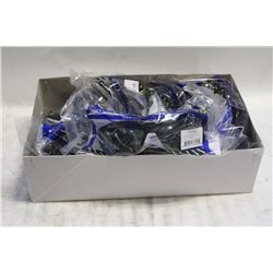 1 DOZEN NEW PAIRS OF NORTH SAFETY GLASSES-SMOKE