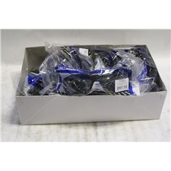 1 DOZEN NEW PAIRS OF NORTH SAFETY GLASSES-SMOKE