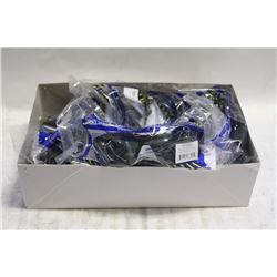 1 DOZEN NEW PAIRS OF NORTH SAFETY GLASSES-SMOKE