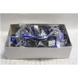 1 DOZEN NEW PAIRS OF NORTH SAFETY GLASSES-SMOKE