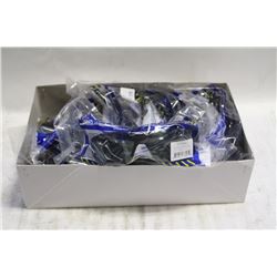 1 DOZEN NEW PAIRS OF NORTH SAFETY GLASSES-SMOKE