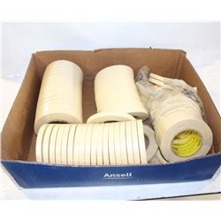 FLAT OF TAN MASKING TAPE 1/2'' WIDE