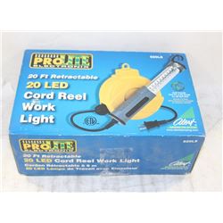 NEW 20' RETRACTABLE LED CORD REEL WORK LIGHT