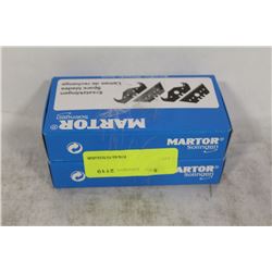 2 PACKS OF REPLACEMENT MARTOR SPARE BLADES