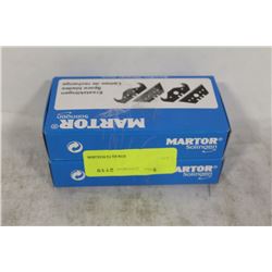 2 PACKS OF REPLACEMENT MARTOR SPARE BLADES