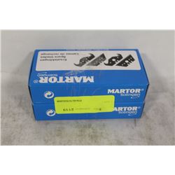 2 PACKS OF REPLACEMENT MARTOR SPARE BLADES