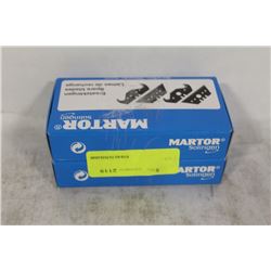 2 PACKS OF REPLACEMENT MARTOR SPARE BLADES
