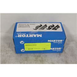 2 PACKS OF REPLACEMENT MARTOR SPARE BLADES