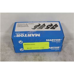 2 PACKS OF REPLACEMENT MARTOR SPARE BLADES