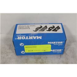 2 PACKS OF REPLACEMENT MARTOR SPARE BLADES