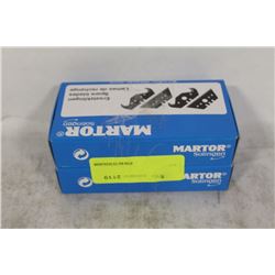 2 PACKS OF REPLACEMENT MARTOR SPARE BLADES