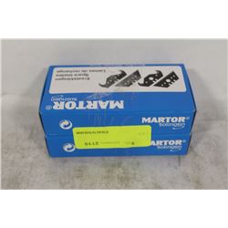 2 PACKS OF REPLACEMENT MARTOR SPARE BLADES