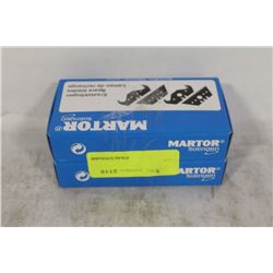 2 PACKS OF REPLACEMENT MARTOR SPARE BLADES