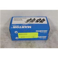 2 PACKS OF REPLACEMENT MARTOR SPARE BLADES