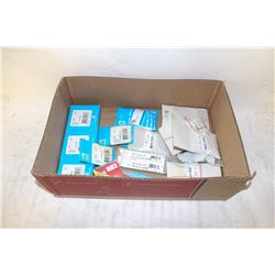 FLAT OF ASSORTED DIES, TAP BITS, TAPS & MORE