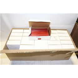 CASE OF 50,000 RED TWIST TIES 7" X 5/32"