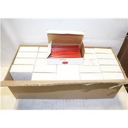 CASE OF 50,000 RED TWIST TIES 7" X 5/32"