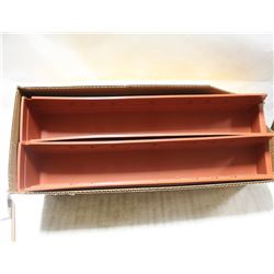 LOT OF 8 AKRO-MILLS ORGANIZER BINS  3.5" X 22.5"