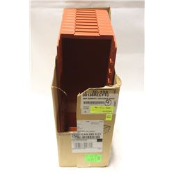 LOT OF 8 AKRO-MILLS ORGANIZER BINS 6" X 17"