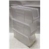 Image 1 : LOT OF 3 AKROBINS CLEAR/STACKING ORGANISERS