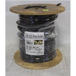 NEW 76M SPOOL OF 14/3 SJOOW WIRE-300V