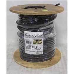 NEW 76M SPOOL OF 14/3 SJOOW WIRE-300V
