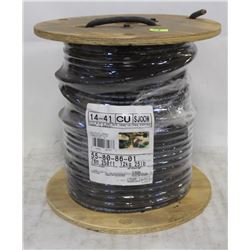 NEW 76M SPOOL OF 14/3 SJOOW WIRE-300V