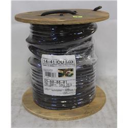 NEW 76M SPOOL OF 14/3 SJOOW WIRE-300V