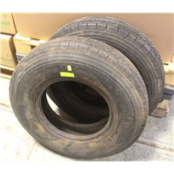 SET OF 2 MICHELIN TUBELESS 750X16 TIRES