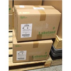 2 CASES OF 4XL DISPOSABLE COVERALLS