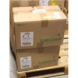 2 CASES OF 4XL DISPOSABLE COVERALLS