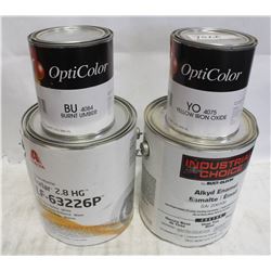 FLAT OF PAINT SUPPLIES: ENAMEL + MORE