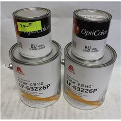 FLAT OF PAINT SUPPLIES: DEEP HIGH GLASS EPOXY  &