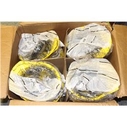 BOX OF NEW HARDHATS W/ LINERS