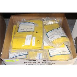 FLAT OF ASSORTED PVC RAINJACKETS & PANTS