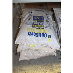3 BAGS OF OPTISORB OIL ABSORBENT
