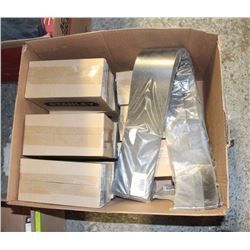 9 CASES OF STANLEY 6" DOOR HINGES + 2 RUBBERSTRIPS