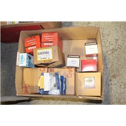 AUTOMOTIVE LOT: 9" FUNNELS, FILTERS, RACK-BULB