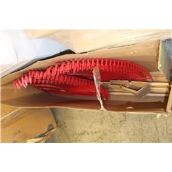 5 NEW GARANT 30" RAKES W/ WOODEN HANDLES