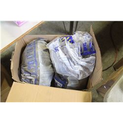 LARGE BOX OF ASSORTED HARDHATS & LINERS