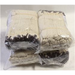 4 BUNDLES OF WORK GLOVES (48 PAIRS TOTAL)