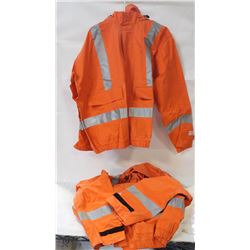 GROUP OF 2 NEW NASCO HI-VIZ RAINJACKETS-2XL