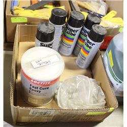 FLAT WITH SYNTHETIC LUBRICANT, FAST CURE EPOXY AND