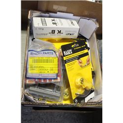 FLAT OF ASSORTED ITEMS, STONE SET, OLFA SPARE